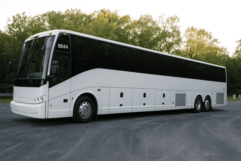 exterior of Odessa Coach Bus Service coach bus