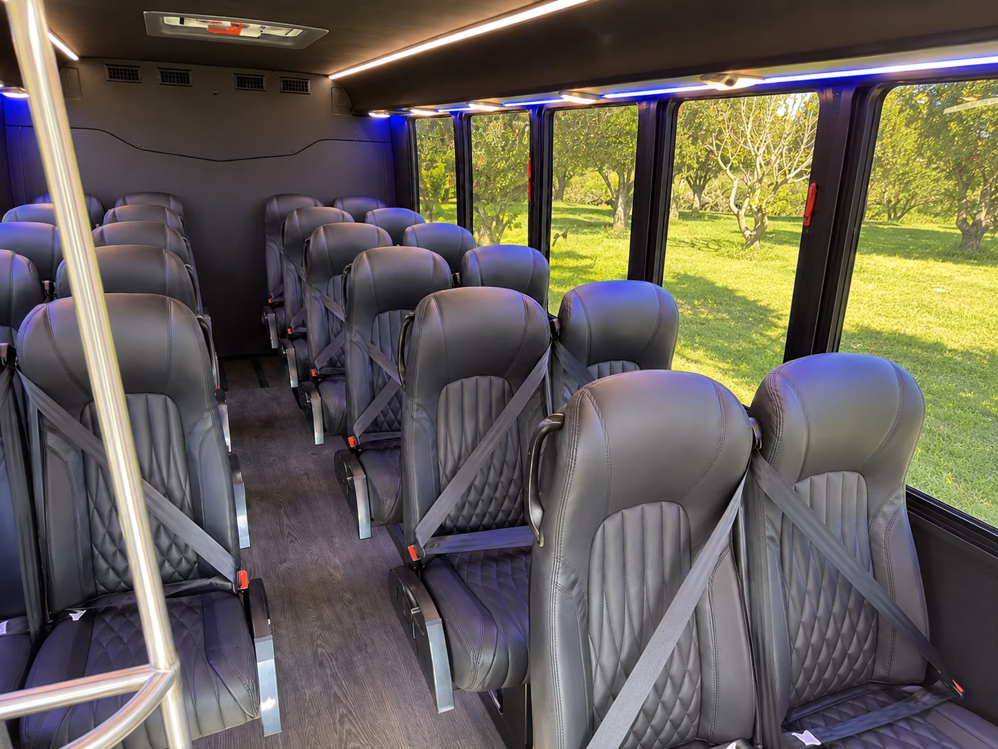 odessa 15 passenger minibus interior