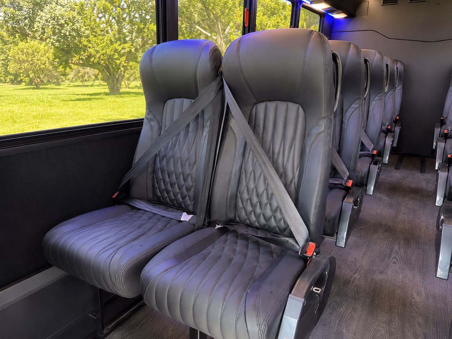 odessa 18 passenger minibus inside