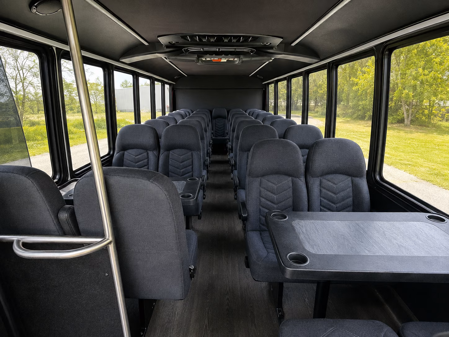 odessa 18 passenger minibus interior