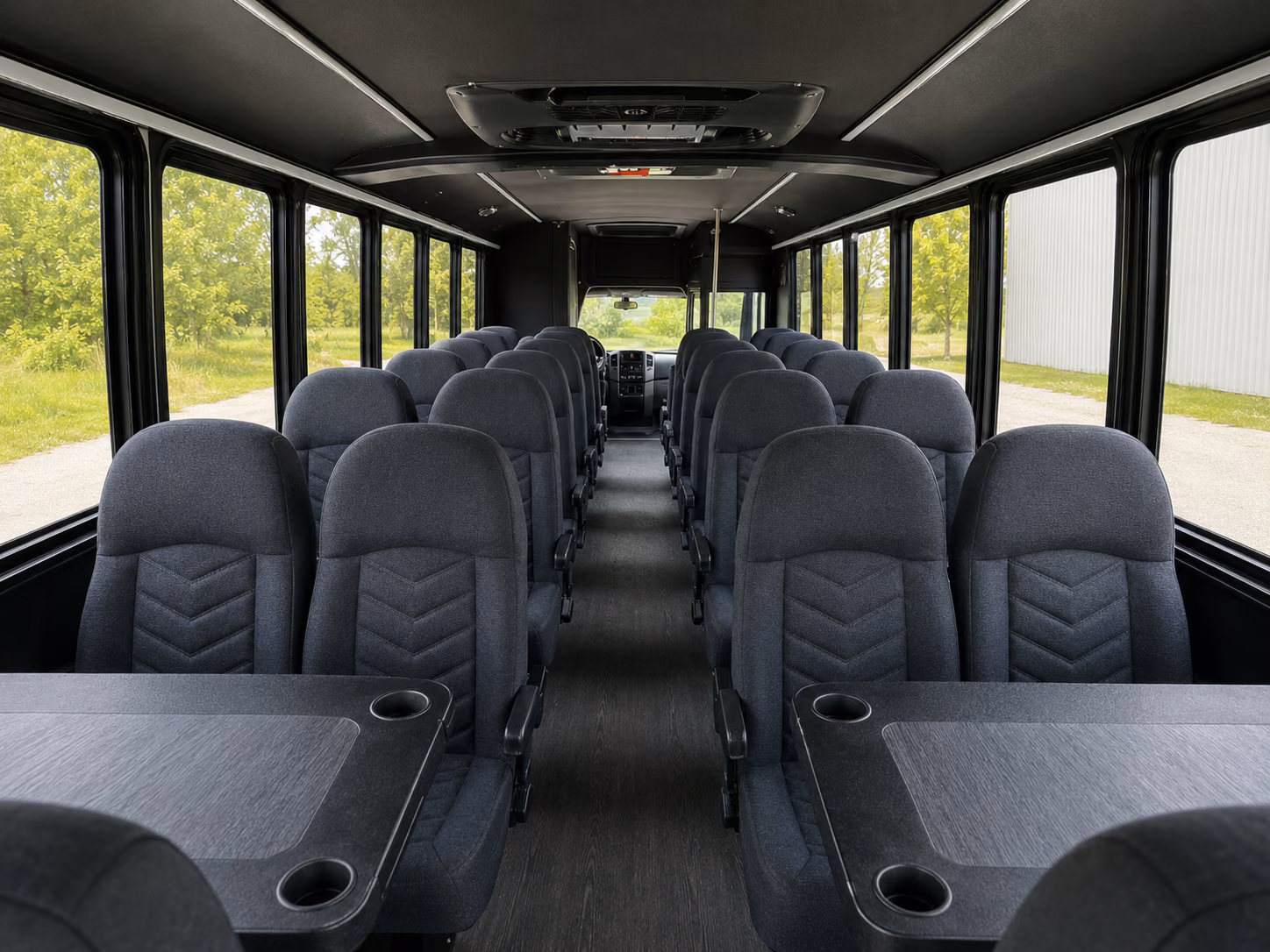odessa 20 passenger minibus inside
