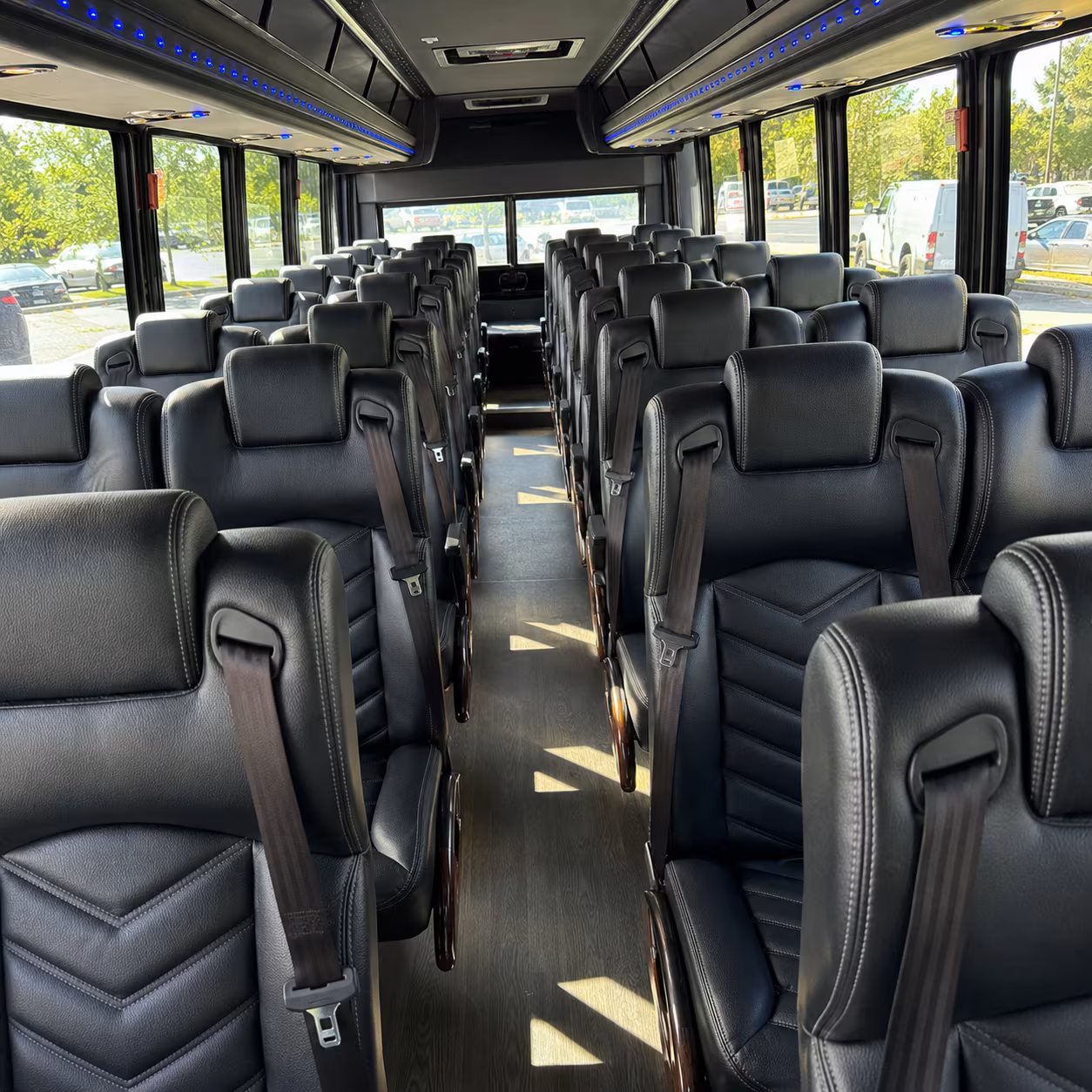 odessa 25 passenger minibus inside