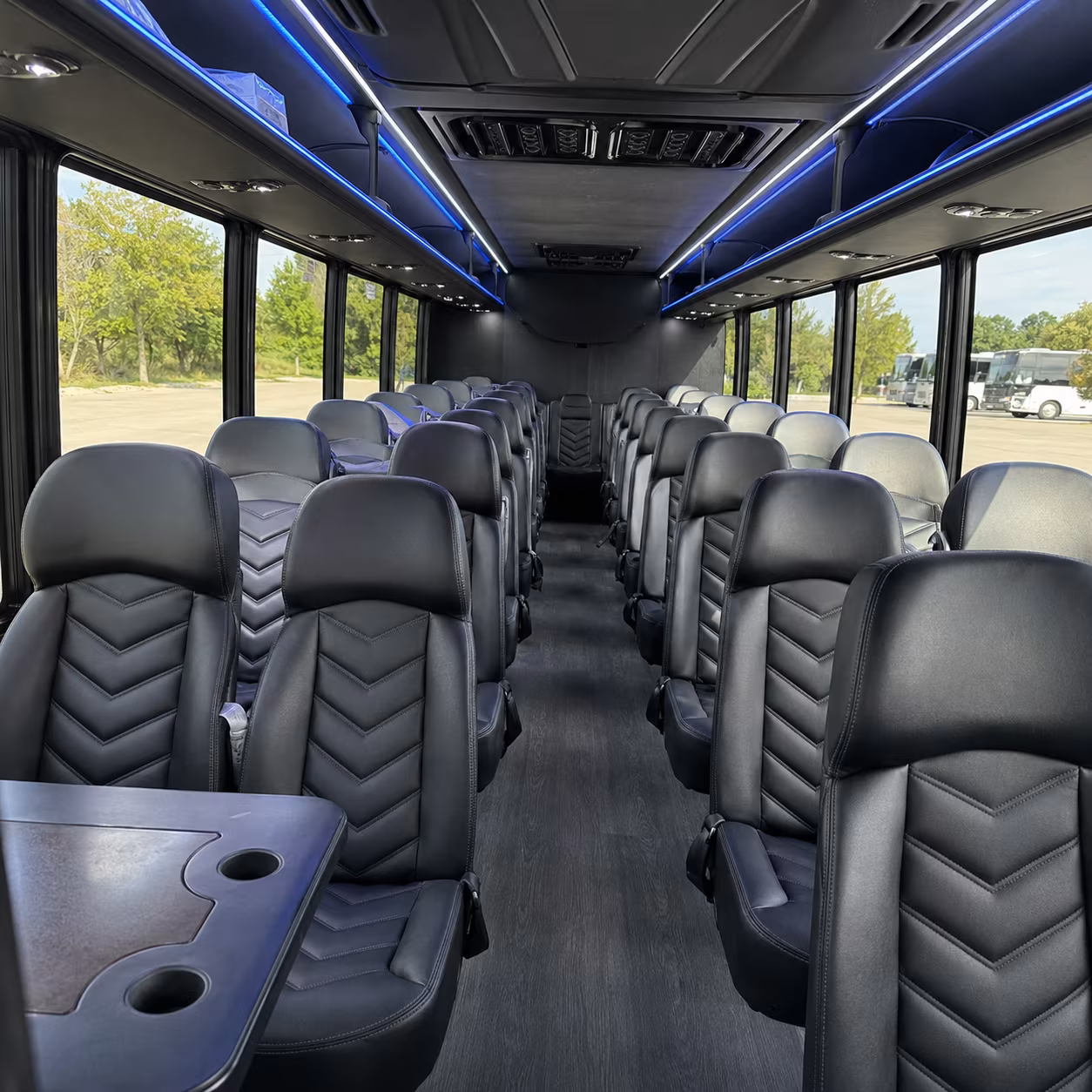 odessa 28 passenger minibus inside