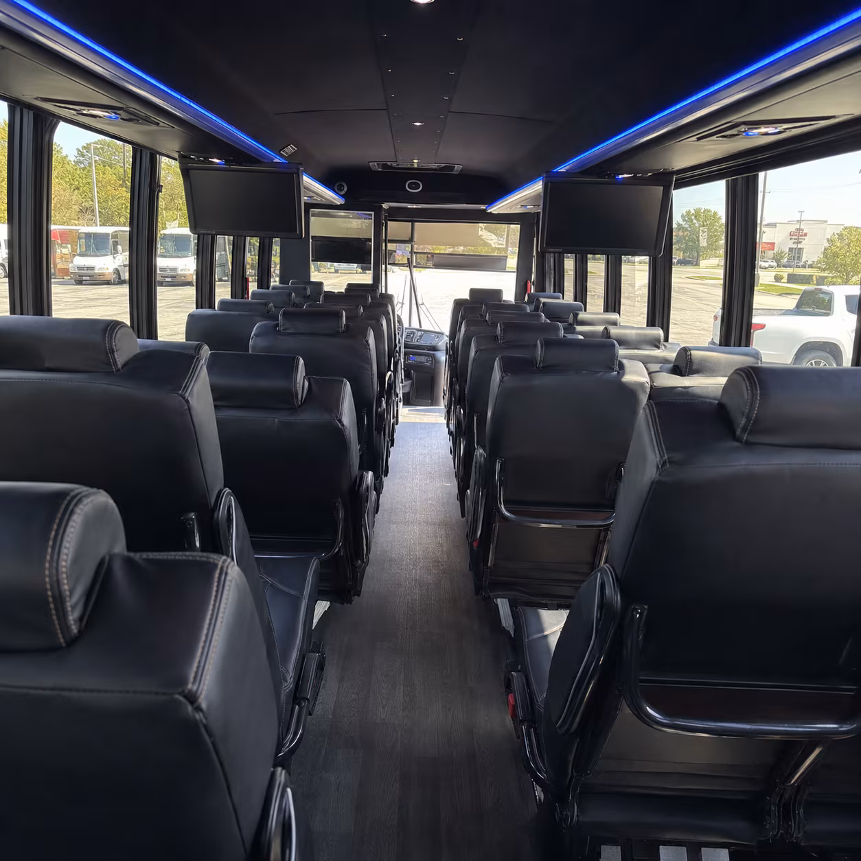 odessa 35 passenger minibus inside