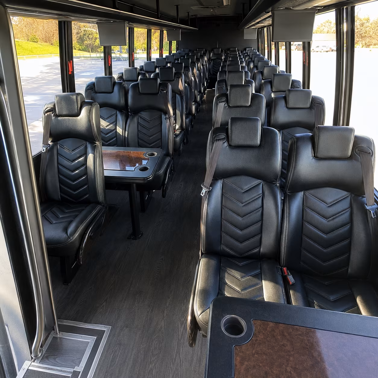 odessa 35 passenger minibus interior