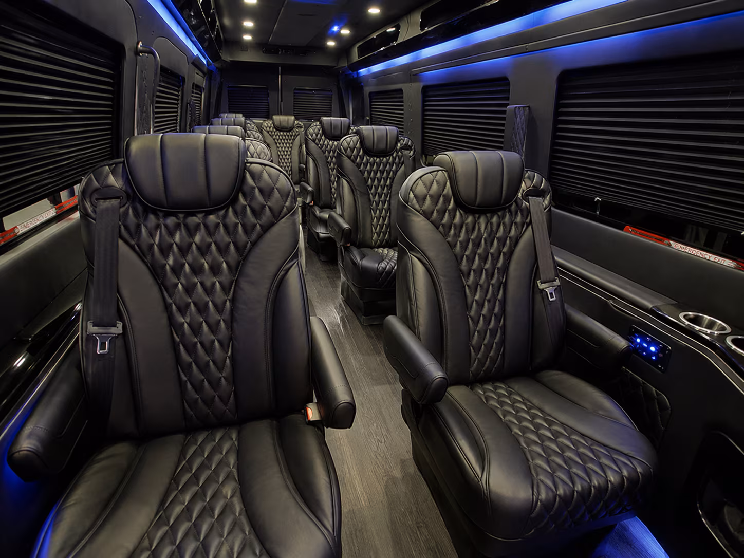 odessa private event transportation onboard seating