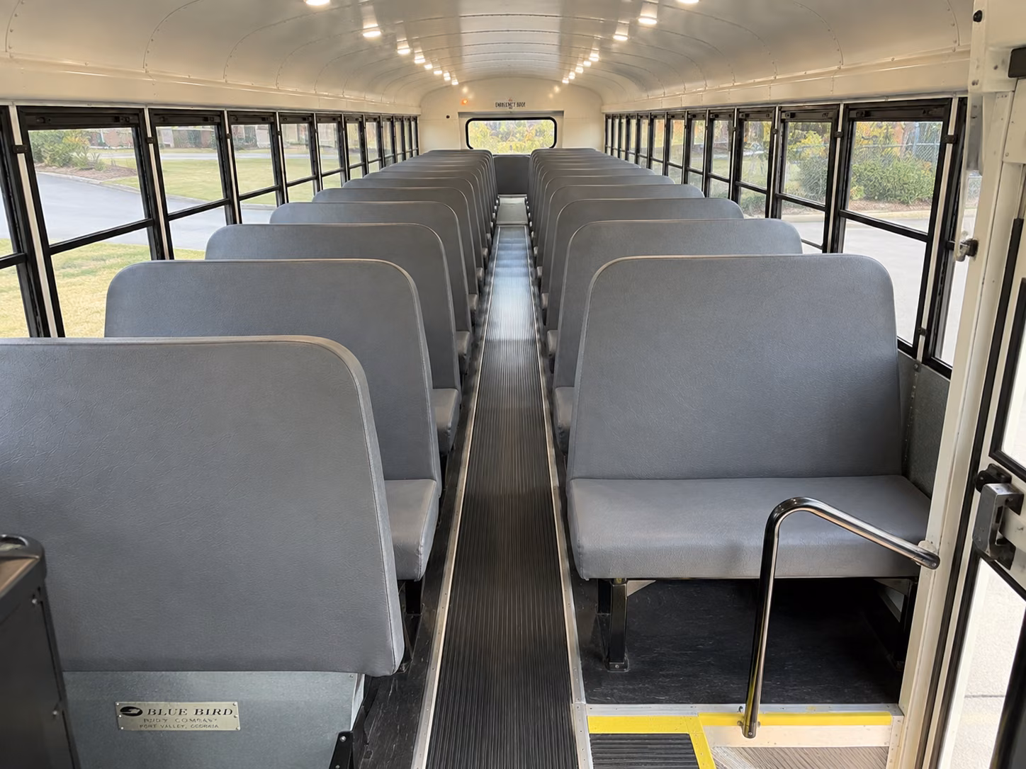 odessa school bus interior